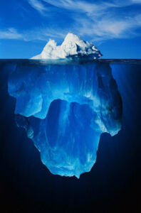 Foto gunung es hasil rekayasa Ralph Clevenger. (Foto: Ralph Clevenger)
