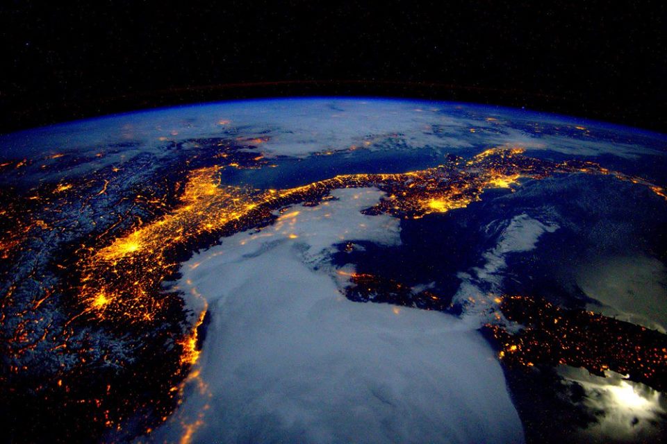 Itali. Foto: NASA/Scott Kelly