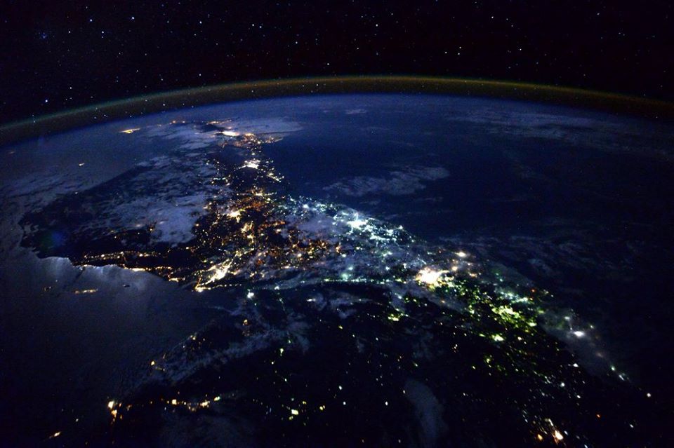 Amerika Tengah. Foto: NASA/Scott Kelly