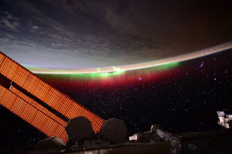 Aurora. Foto: NASA/Scott Kelly